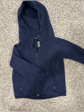 Gap Fit Brand Toddler Boy 3T Navy Zip-Up Hoodie Jacket
